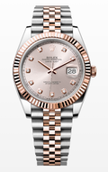 Rolex Datejust 126331 NEW 2021 Box/Paper 18kRG Jubilee Sundust Diamond Dial 41mm