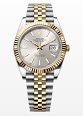 Rolex Datejust 126333 NEW 2021 COMPLETE 18k TwoTone Jubilee Silver Dial 41mm