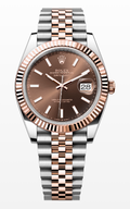 Rolex Datejust 126331 NEW 2018 Complete 18K Rose Jubilee Chocolate Dial 41mm