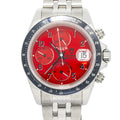 Tudor Prince Date Tiger 79260P Automatic Stainless Steel Red Dial Men Watch 40mm