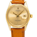 Rolex Oyster Perpetual Date 1512 Zephyr Champagne Dial Auto Men's Watch 34mm