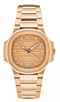 Patek Philippe Nautilus 7118/1R-010 NEW 2023 B/P 18k Rose Champagne Dial 35mm