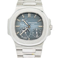 Patek Philippe Nautilus MoonPhase 5712/1A 2008 COMPLETE Stainless Blue Dial 40mm