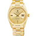 Rolex Day-Date 1803 18K YG President Champagne Dial Auto Unisex Watch 36mm