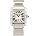 Cartier Tank Must Watch 3761 Stainless Steel Quartz Women's Watches 24mm