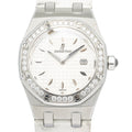 Audemars Piguet Royal Oak 67601ST Quartz Stainless Diamond Bezel Watch 33mm