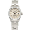 Rolex Date 69160 Stainless Steel Oyster Champagne Dial Auto Ladies Watch 26mm