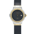 Hublot Classic MDM 1391.2 Quartz 18k YG Two Tone Black Dial Ladies Watch 28mm