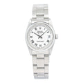 Rolex DateJust 68240 Stainless Steel White Dial Automatic Unisex Watch 31mm
