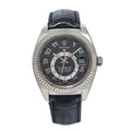 Rolex Sky Dweller 326139 MINT 2015 Card 18k White Gold Black Dial Watch 42mm