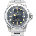 Rolex Double Red Sea-Dweller 1665 SS Vintage Patina Dial Auto Men's Watch 40mm