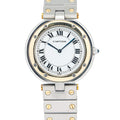 Cartier Santos De Cartier 8191 Fixed YG Two Tone Steel Ladies Watch  32mm