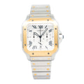 Cartier Santos Chronograph 4183 W2SA0008 NEW 2022 Box/Card 18K YG Two Tone 45mm