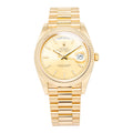 Rolex Day-Date 228238 2021 Complete President 18k YG Champagne Dial Watch 40mm
