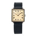Cartier Tank Square Silver Vintage Rare Cream Dial Manual Men's Watch 27x27mm