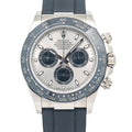 Rolex Daytona 116519LN 2019 Card 18k White Gold Silver Ghost Auto Men Watch 40mm