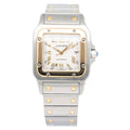 Cartier Santos Galbee W20041C4 18K Two Tone Silver Dial Auto Unisex Watch 29mm