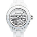 Chanel J12 H7419 LIMITED MINT Ceramic White Dial Quartz Watch 34mm