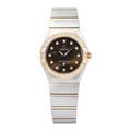 Omega Constellation 123.25.27.60.63.001 Chocolate Diamond Bezel 18K RG 28mm