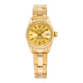 Rolex DateJust 6916 Automatic Yellow Gold 18k champagne Dial Women's Watch 26mm
