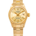 Rolex Datejust 6702 18k Yellow Gold Automatic Champagne Dial Women's Watch 26mm