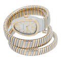 Bvlgari Serpenti Tubogas 103797 18k Yellow Two Tone Diamond Women's Watch 35mm