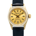 Rolex Oyster Perpetual 6719 Tiffany&Co 18k Champagne Dial women's watch 26mm