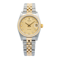Rolex Datejust 68273 With Papers Jubilee Factory Diamond Dial Women's Watch 31mm