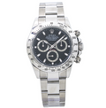 Rolex Daytona 116520 Auto Stainless Steel Rehaut Black Dial Men's Watch 40mm