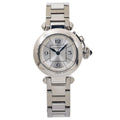 Cartier Miss Pasha W3140007 Stainless Steel Quartz Silver Dial Women'sWatch 27mm