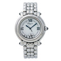 Chopard Happy Sport 27/8236-23 SS Quartz 7 Floating Diamond Dial Lady Watch 32mm
