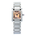 Cartier Tank Francaise 2384 W51028Q3 Quartz SS MOP Dial Women's Watch 20mm