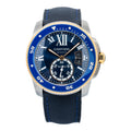 Cartier Calibre Diver W2CA0008 Two Tone Rose Blue Dial With 2017 Papers 42mm