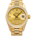 Rolex Datejust 79178 18k YG President Factory Diamond Dial Women's Watch 26mm
