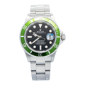 Rolex Submariner 16610LV Kermit F Serial Auto Green Bezel Men's Watch 40mm