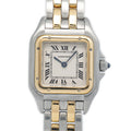 Cartier Panthere W25029B6 18k Two Tone Quartz Silver Dial Women's Watch 22mm