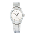 Rolex Oyster Precision 6430 SS Manual Winding Silver Dial Women's Watch 30mm