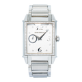 Girard Perregaux Vintage 1945 25932 Auto Factory Diamond Silver Dial Women 28mm