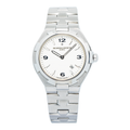 Vacheron Constantin Overseas 25250 Quartz SS White Dial Unisex Watch 34mm