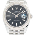 Rolex Datejust 126334 w/2021 Paper Automatic SS Black Dial Men's Watch 41mm