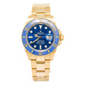 Rolex Submariner 126618LB Oyster 2023 Complete 18k YG Blue Dial Auto Watch 41mm