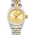 Rolex Oyster Perpetual 67193 18K YG Two tone jubilee Auto 2023 Card Ladies 26mm