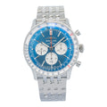 Breitling Navitimer AB0137 Chronograph SS Blue Dial Automatic Men's Watch 46mm