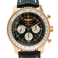Breitling Navitimer RB0441 w/Box Automatic 18k Rose Gold Black Dial Men's 48mm