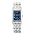 Jaeger-LeCoultre Reverso 260.8.47 Quartz SS Blue Dial Women watch 20 x 33 mm