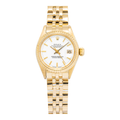 Rolex Datejust 6917 Jubilee 18K Yellow Gold White Dial Ladies Watch 26mm