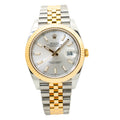 Rolex DateJust 126333 2019 Card Auto 18k YG Two Tone White Dial Men's Watch 41mm