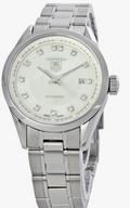 Tag Heuer Carrera WV2411.BA0793 Factory Diamond Quartz SS Women's Watch 28mm