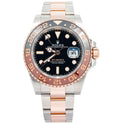 Rolex GMT-Master II 126711CHNR RootBeer Auto RG Two Tone Black Dial Men's 40mm