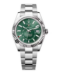 Rolex Sky-Dweller 336934 New 2025 Complete Auto SS Mint Green Dial Men's 42mm
